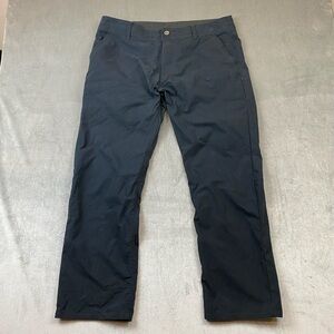 Kuhl SLAX Pants Black Stretch Performance Chino Mens Size 38x32